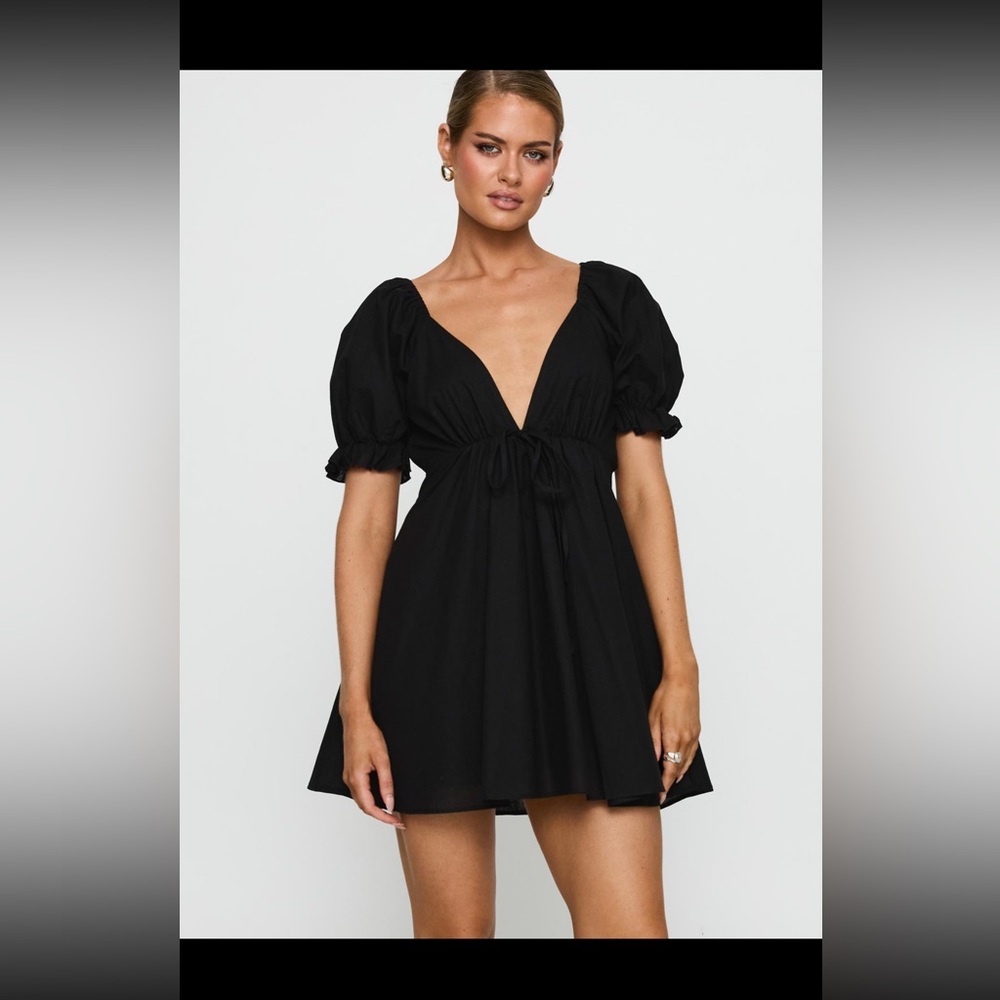 Princess Polly Blissful Mini Dress Black